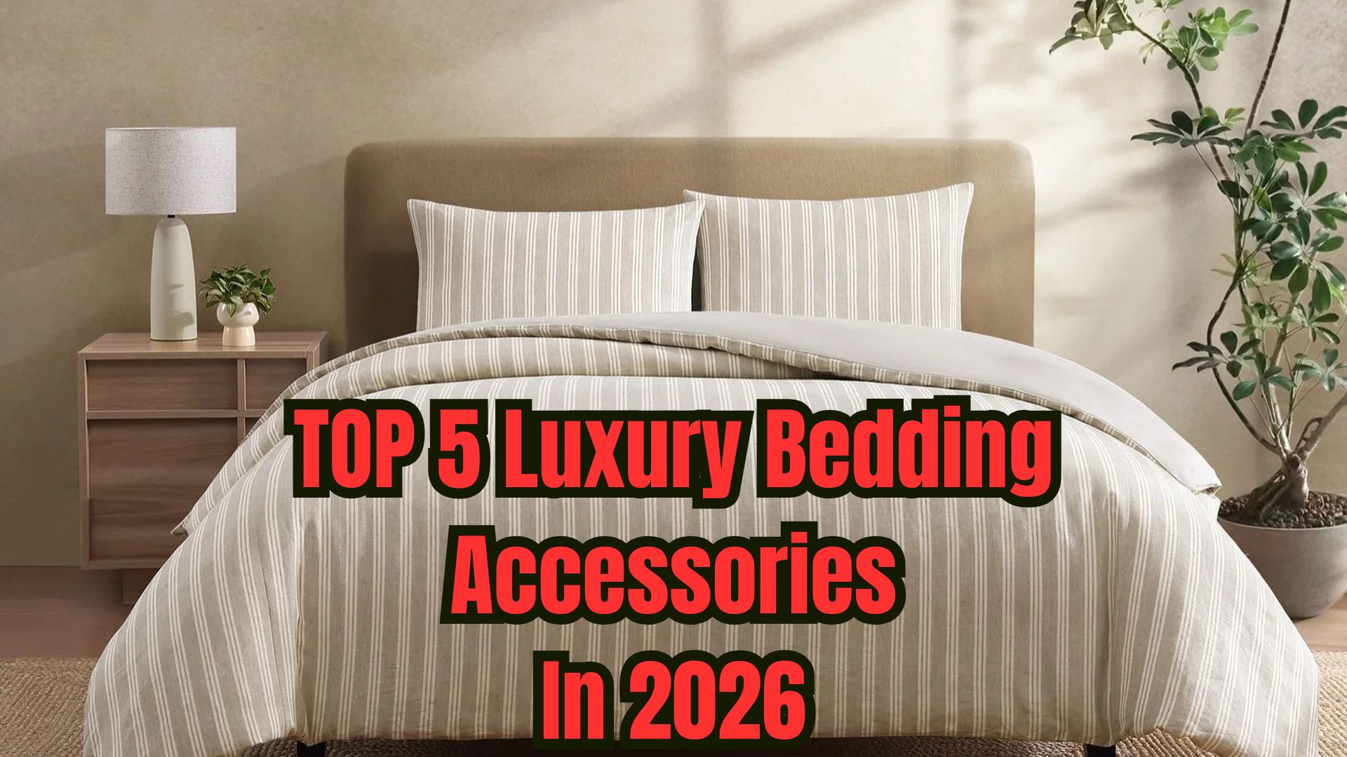 5 Luxury bedding accessories in 2026